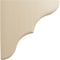 Ekena Millwork 1 3/4"W x 10"D x 10"H Stratford Wood Bracket, Rubberwood BKTW02X10X10STRW - alternate 4